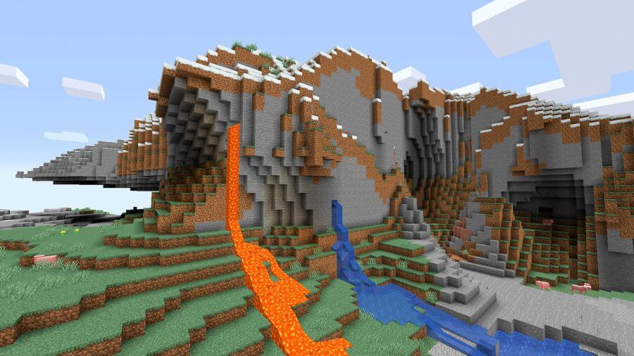minecraft seed breakleg island