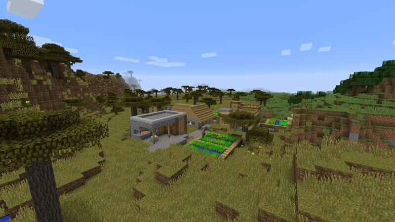 minecraft seed medieval village