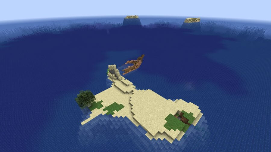 minecraft seed survival island