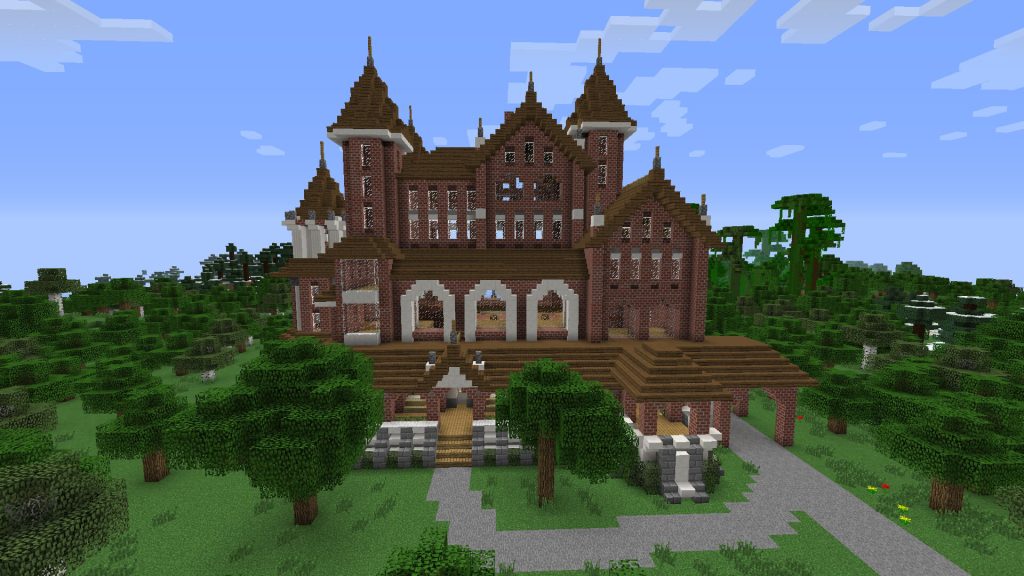 Grand Victorian minecraft castle