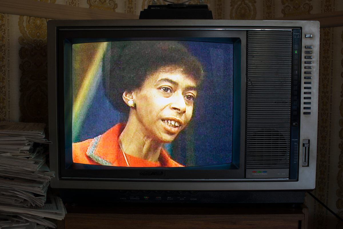 Marion Stokes pictured in a scene from Recorder